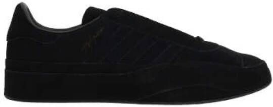 Y-3 Zwarte Suède Lage Sneakers Black Heren
