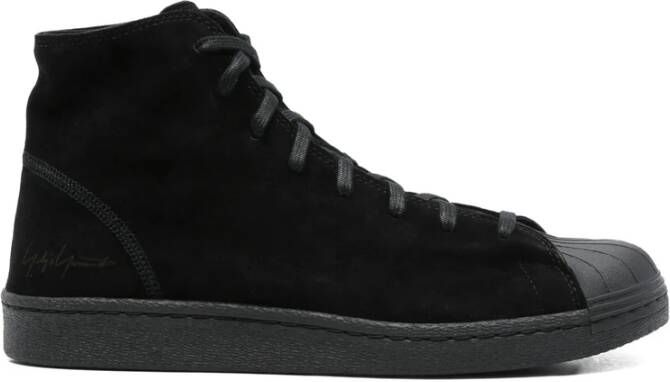 Y-3 Zwarte Suède Veterschoenen