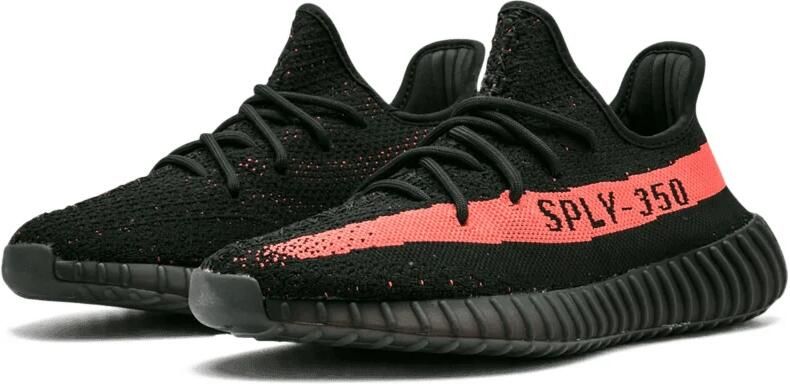Yeezy Boost 350 V2 Adidas Black Red 'Bred' CP9652 EUR 40
