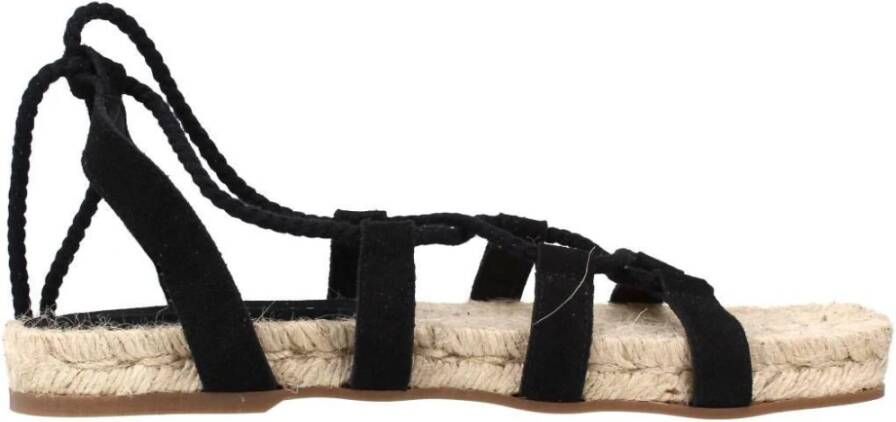 Yellow Casual Touw Sandalen