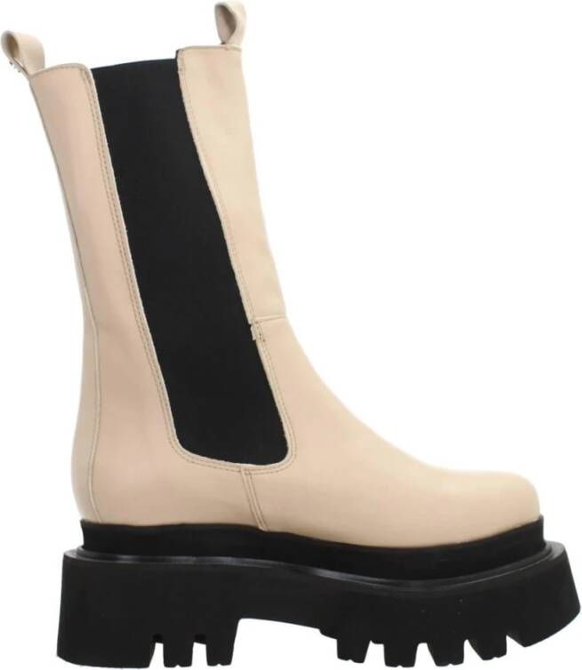 Yellow Elastische Oslo Chelsea-laarzen