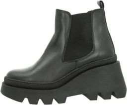 Yellow Elastische Wedges Laarzen