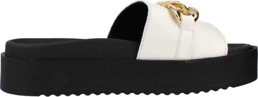 Yellow Ketting Sandaal Sliders