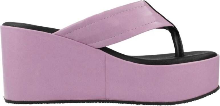 Yellow Platform Wedge Sandal