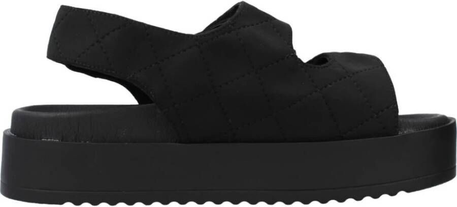 Yellow Platte Sandalen met Bandjes