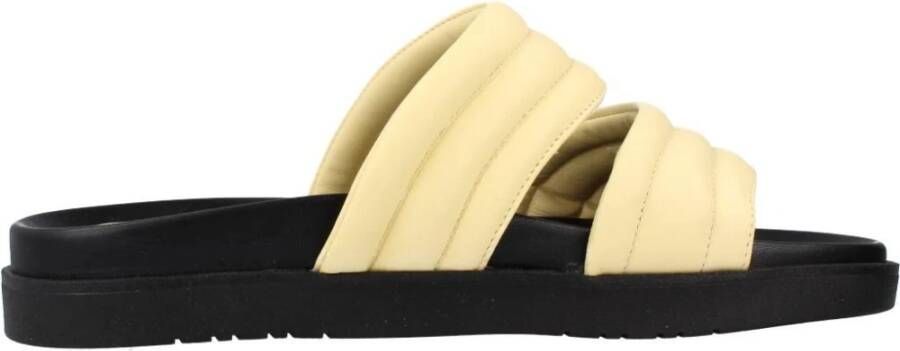 Yellow Sandalen met Bandjes Slider
