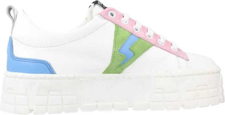 Yellow Sportieve Vetersneakers