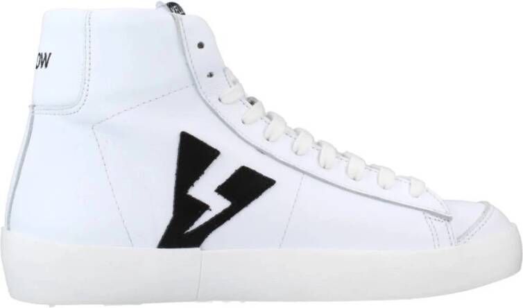 Yellow Sporty High Top Sneakers