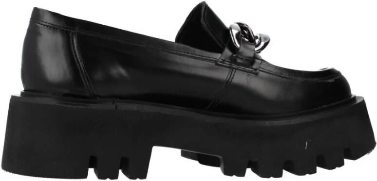 Yellow Stijlvolle Loafers met Versiering Detail