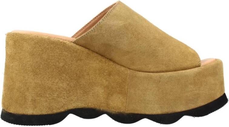 Yellow Stijlvolle Sandaal Sleehakken