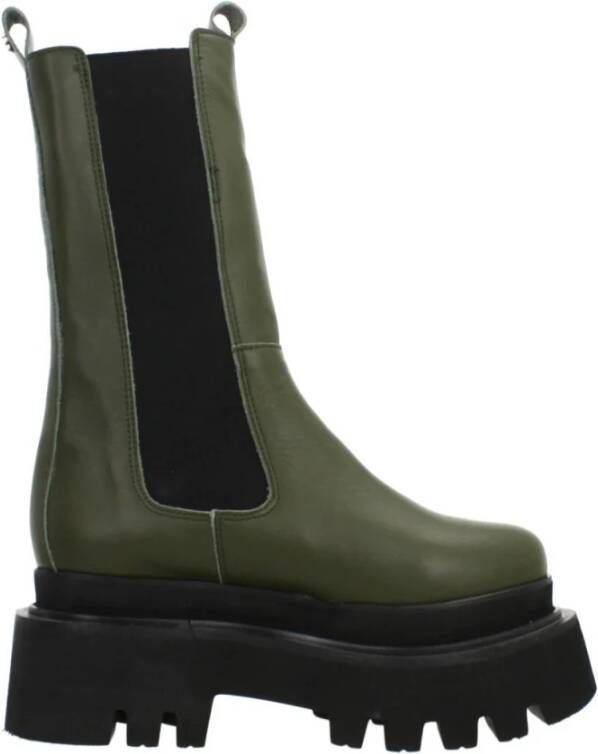 Yellow Vegan Elastische Chelsea Laarzen