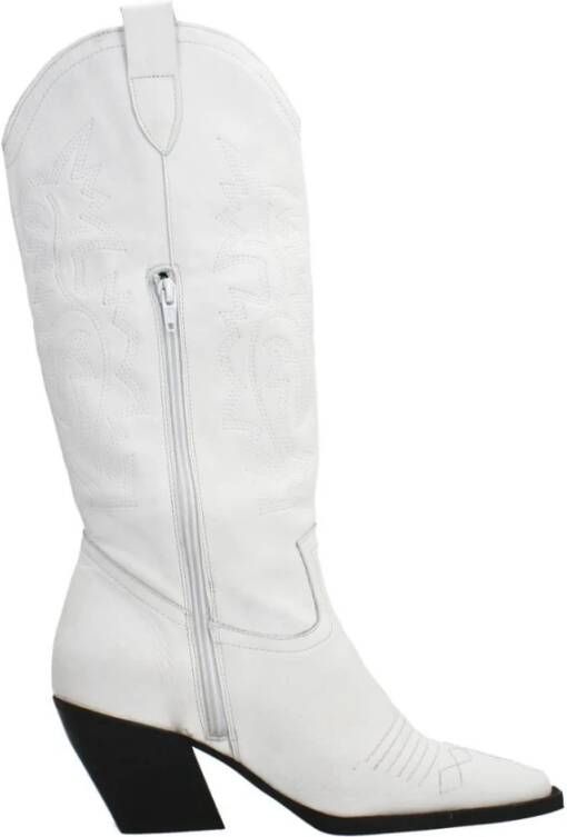 Yellow Western Style Cowboy Boots