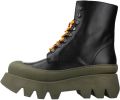 Yellow Bota Cordones - Zwart