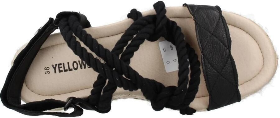 Yellow Sandalen met sleehak Creta - Foto 3