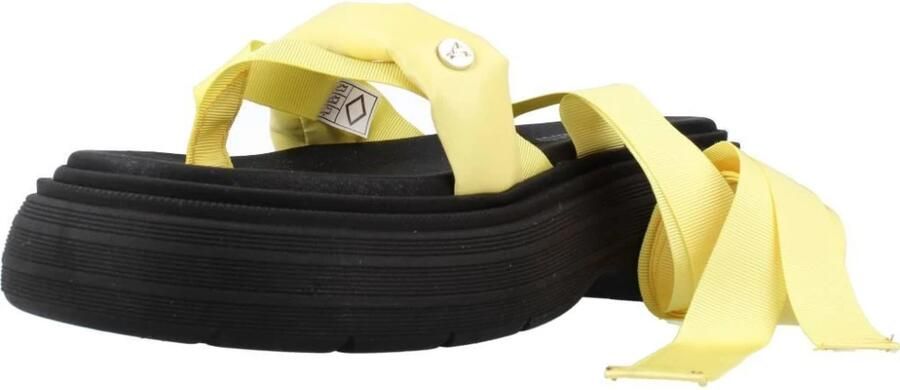 Yellow Casual Tub Sandalen voor Vrouwen - Foto 6