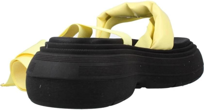 Yellow Casual Tub Sandalen voor Vrouwen - Foto 5