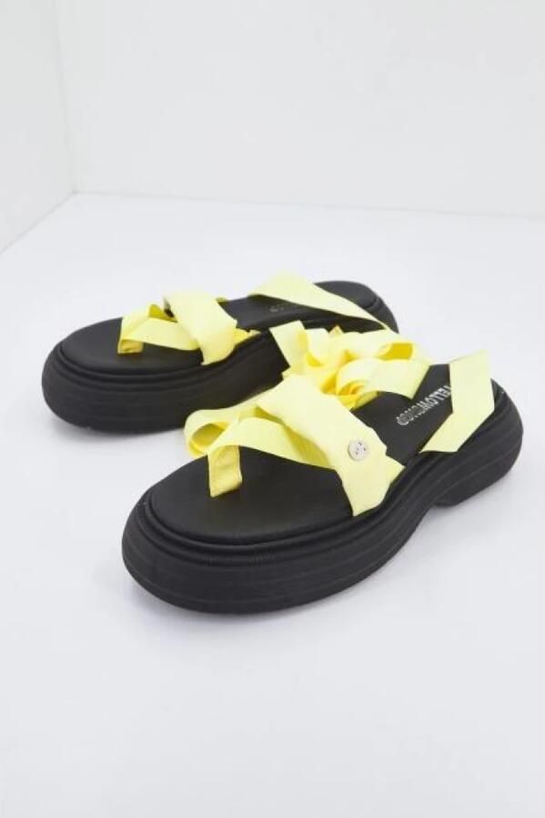 Yellow Casual Tub Sandalen voor Vrouwen - Foto 2