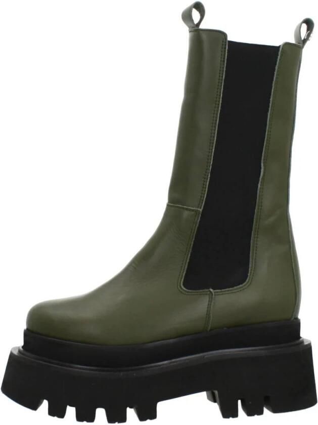 Yellow Vegan Elastische Chelsea Laarzen