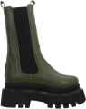 Yellow Vegan Elastische Chelsea Laarzen - Groen