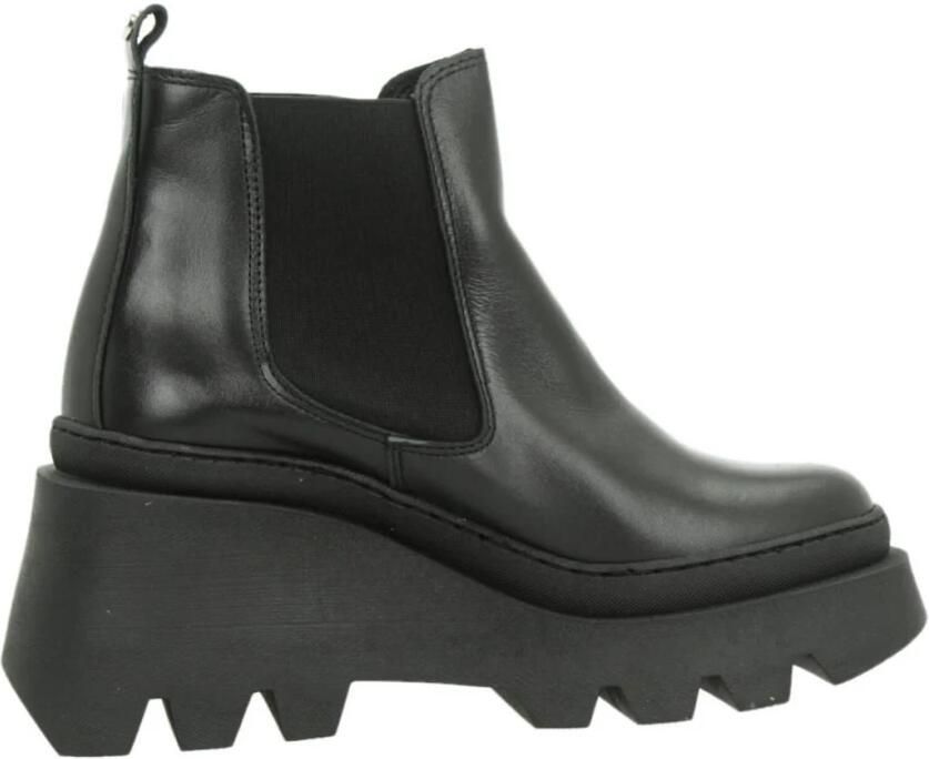Yellow Elastische Wedges Laarzen