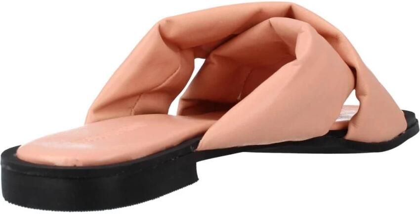 Yellow Gekruiste Sandaal Sliders