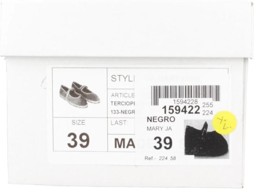 Yellow Mary Jane Ballerina Schoenen