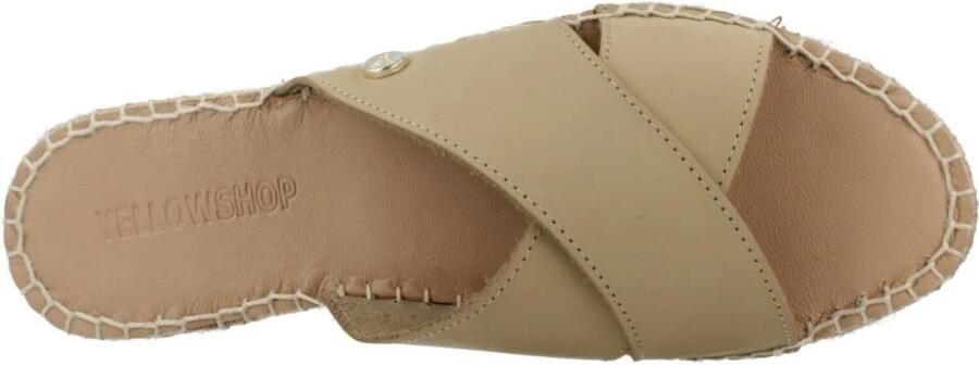 Yellow Mule Alpargata Sliders - Foto 4