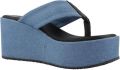 Yellow Sandalen met sleehak Lizzie - Blauw