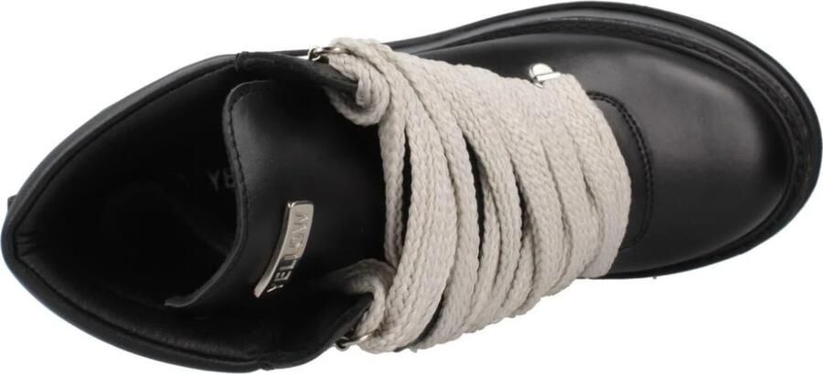 Yellow Platform Lace-Up Wedge Laarzen - Foto 4