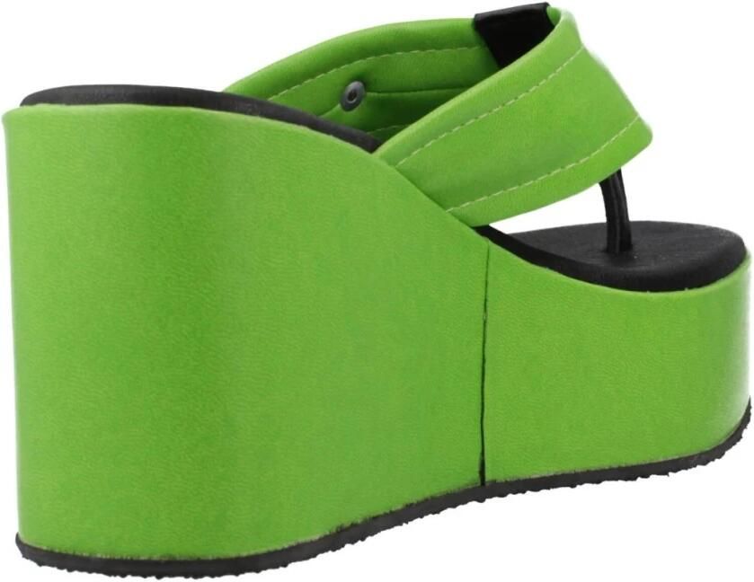 Yellow Platform Wedge Sandal - Foto 3