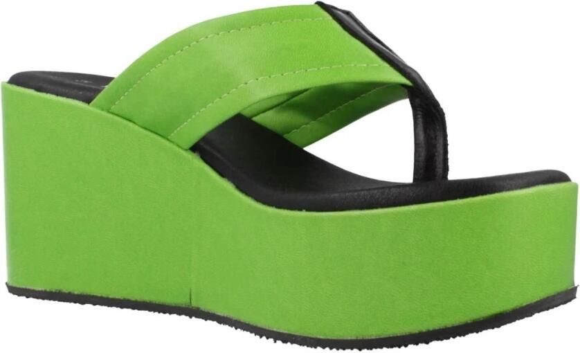 Yellow Platform Wedge Sandal - Foto 2