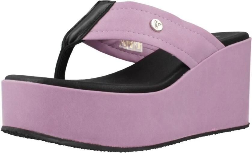 Yellow Sandalen met sleehak 8511y