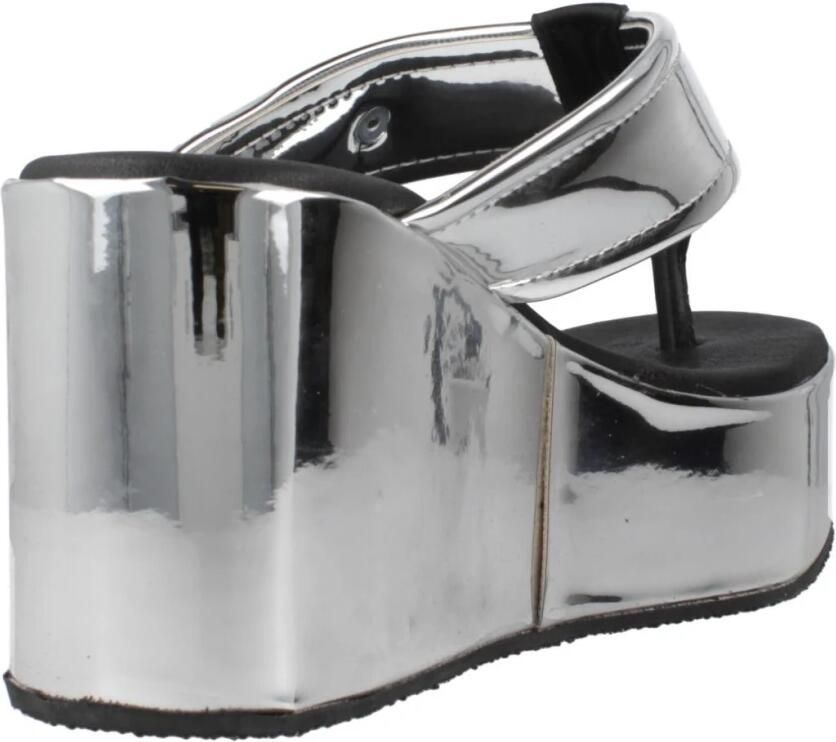 Yellow Platform Wedge Sandalen - Foto 3