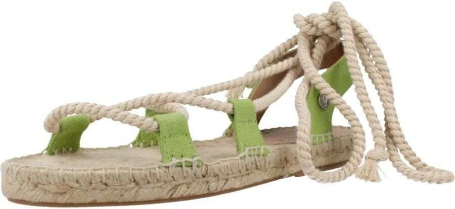 Yellow Platte sandalen voor vrouwen - Foto 4