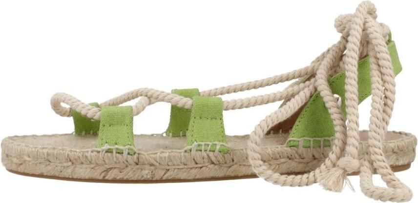 Yellow Platte sandalen voor vrouwen - Foto 5