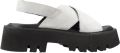 Yellow Sandalen met sleehak Rouse - Wit