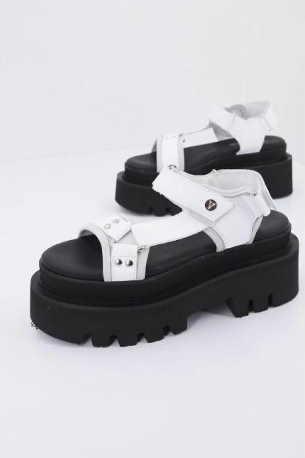 Yellow Sandalen met sleehak Hari - Foto 3
