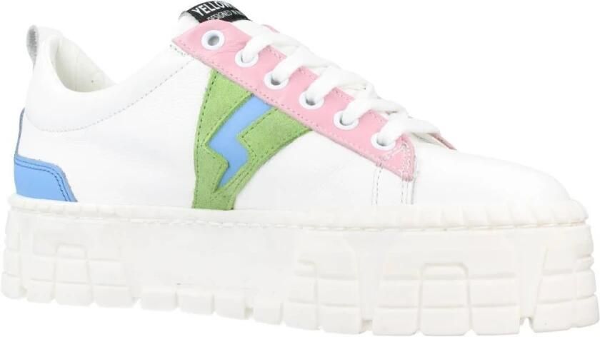 Yellow Sportieve Vetersneakers - Foto 6