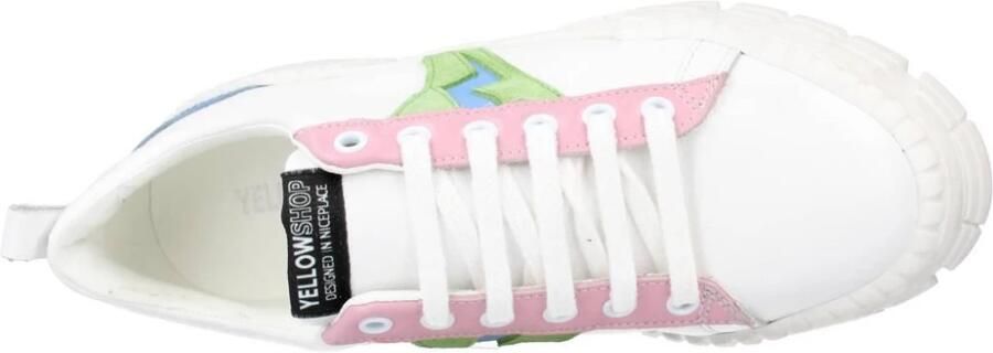 Yellow Sportieve Vetersneakers - Foto 4