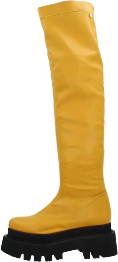 Yellow Stijlvolle Over-knee Laarzen - Foto 6