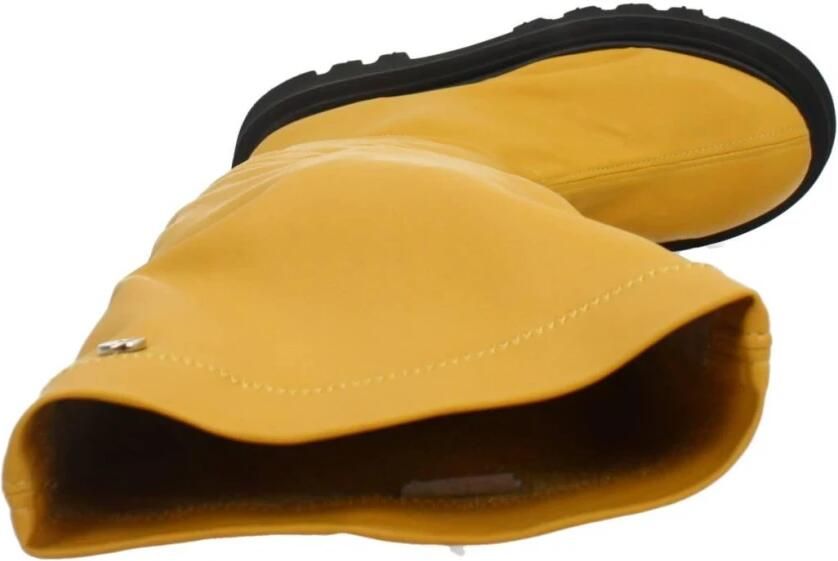 Yellow Stijlvolle Over-knee Laarzen - Foto 4