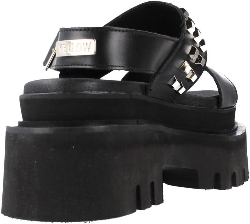 Yellow Studded Flat Sandals - Foto 2
