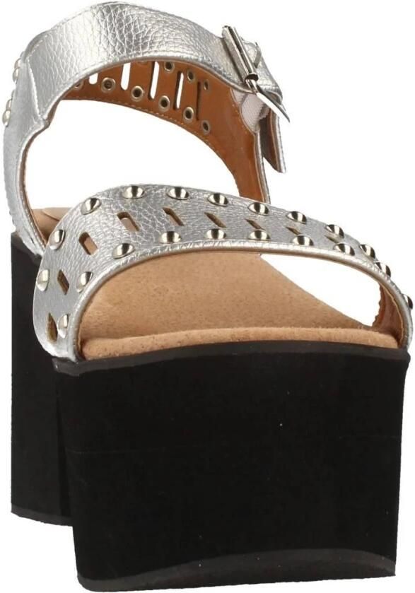 Yellow Studded High Heel Sandalen - Foto 5