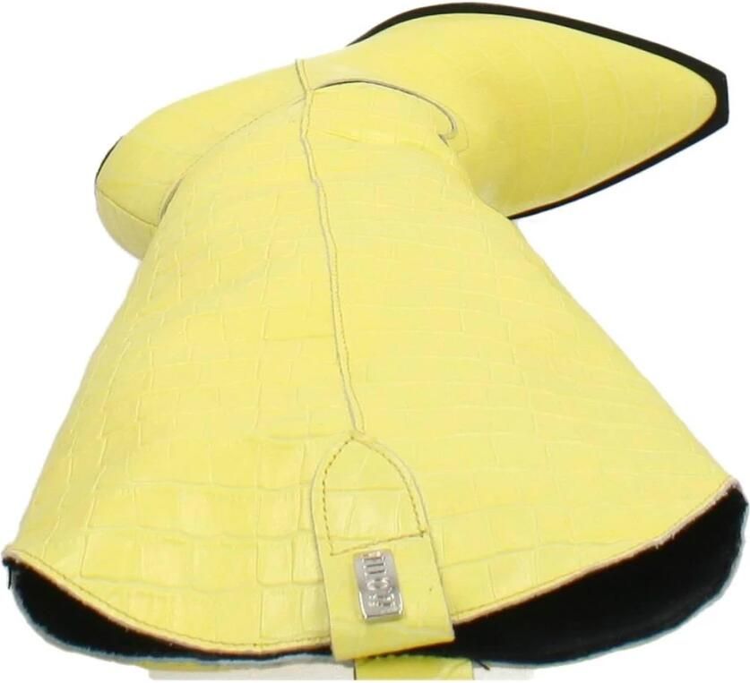 Yellow Western Style High Laarzen - Foto 2