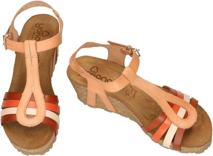 Yokono -Dames nude oud-roze sandalen - Foto 3
