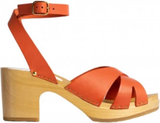 Youyou High Heel Sandals Oranje Dames