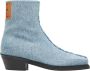 Y Project Denim Enkellaarzen Blauw Heren - Thumbnail 1