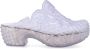 Y Project Heldere Witte Melissa Court Clog Schoenen White Dames - Thumbnail 1