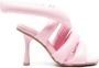 Yume Bubblegum Pink Hoge Hak Sandalen Pink Dames - Thumbnail 1