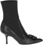 Yves Saint Laurent Vintage Pre-owned Leather boots Black Dames - Thumbnail 1